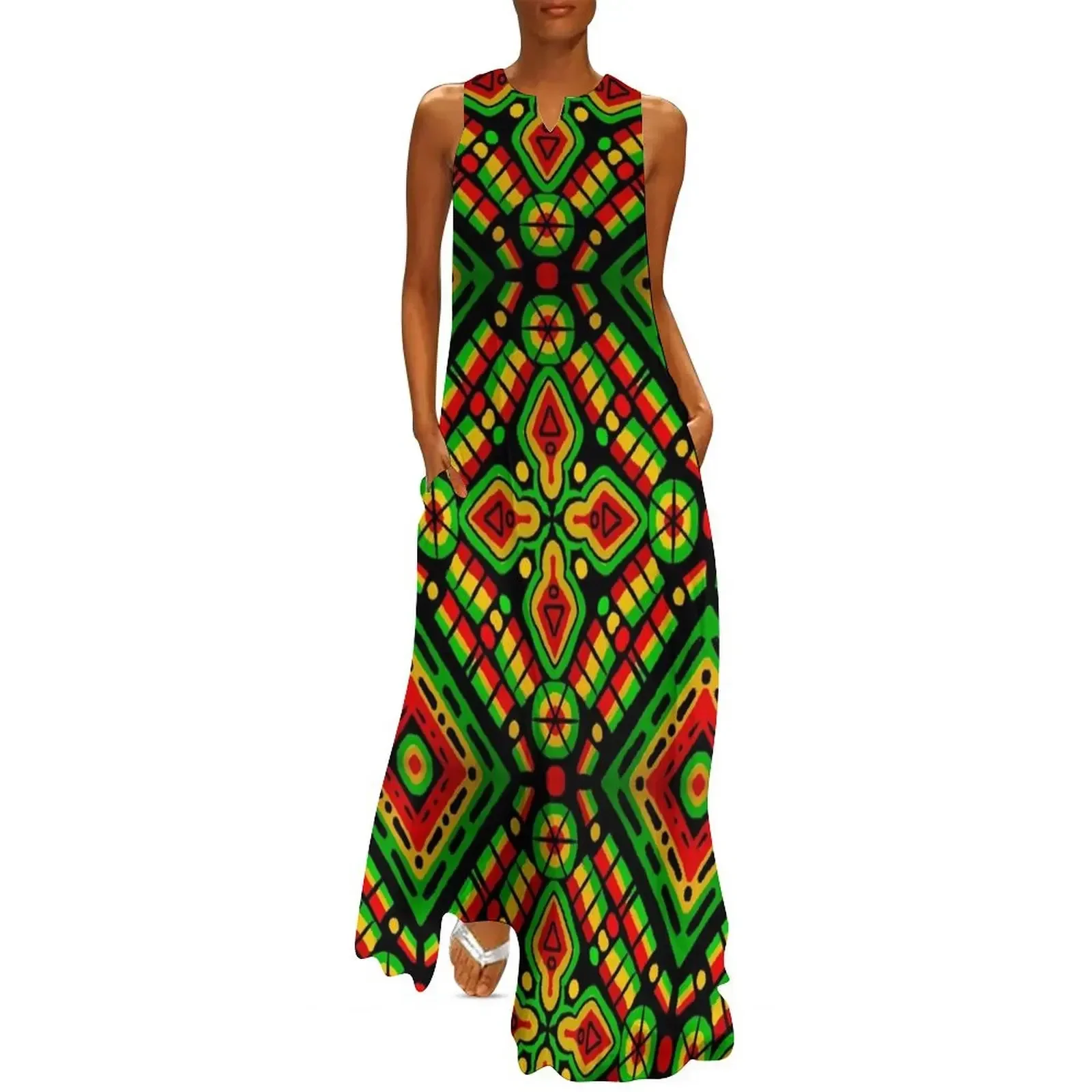 Rasta Pattern Long Dress Evening dresses Women's summer long dress dresses for official occasions dresses for woman 2025 Dress
Rasta Pattern Long Dress Evening dresses Women's summer long dress dresses for official occasions dresses for woman 2025 Dress