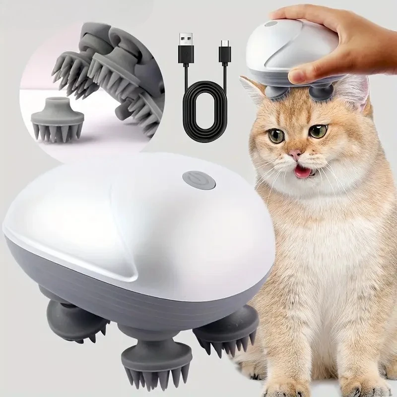 Electric Scalp Head Massager Kneading Vibrating Device Health Care Shoulder Neck Leg Arm Deep Tissue Massage Cat Pet Massager
Electric Scalp Head Massager Kneading Vibrating Device Health Care Shoulder Neck Leg Arm Deep Tissue Massage Cat Pet Massager