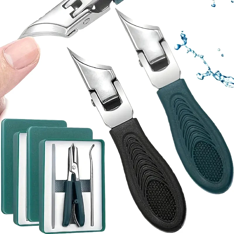Slanted Nail Clipper Oblique Blade Ingrown Toenail Clipper Anti-Splash Wide Jaw Opening Hard Nails Curved Blade Manicure Tools
Slanted Nail Clipper Oblique Blade Ingrown Toenail Clipper Anti-Splash Wide Jaw Opening Hard Nails Curved Blade Manicure Tools