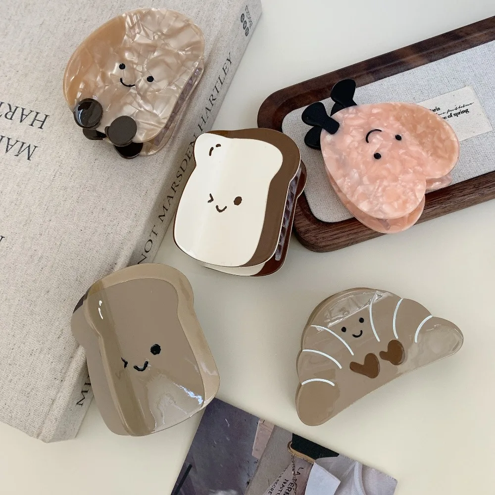 Cartoon Acetic Acid Grab Clip Acetic Acid Simulation Bread Bread Shape Hair Claw Claw Clip Grab Clip Croissant Claw Clip Ladies
Cartoon Acetic Acid Grab Clip Acetic Acid Simulation Bread Bread Shape Hair Claw Claw Clip Grab Clip Croissant Claw Clip Ladies