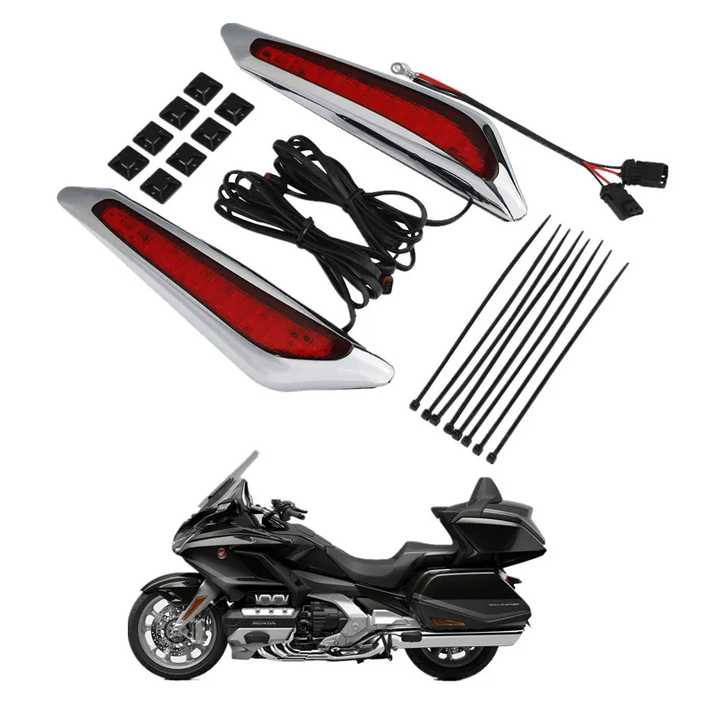 Аксессуары для мотоциклов Honda Gold Wing GL1800 2018-2021, передняя Тормозная вилка, монтируемая светодиодная красная фотолампа
Аксессуары для мотоциклов Honda Gold Wing GL1800 2018-2021, передняя Тормозная вилка, монтируемая светодиодная красная фотолампа