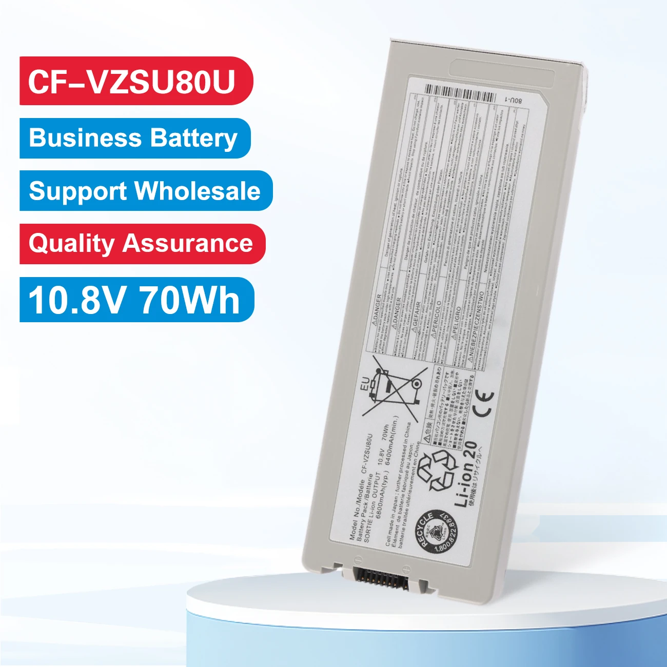 KingSener CF-VZSU80U Replacement Laptop Battery for Panasonic Toughbook CF-C2 MK1 MK2 CF-VZSU82U CF-VZSU83U 10.8V 70Wh/6400mAh
KingSener CF-VZSU80U Replacement Laptop Battery for Panasonic Toughbook CF-C2 MK1 MK2 CF-VZSU82U CF-VZSU83U 10.8V 70Wh/6400mAh