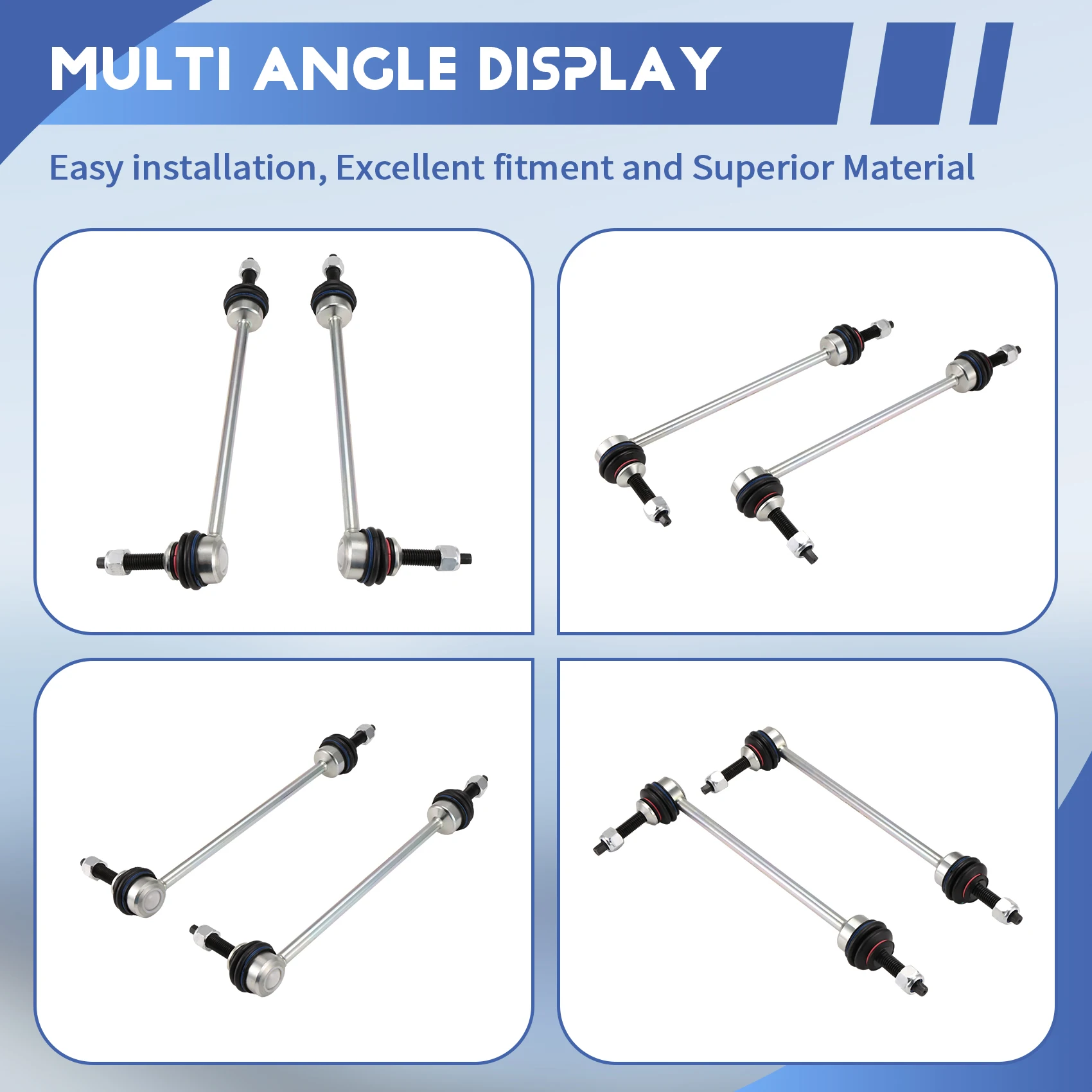 ABOK-Front Stabilizer Sway Bar Links AL3Z5K483A 45G1961 For Ford F-150 6.2L V8 2010-2014
ABOK-Front Stabilizer Sway Bar Links AL3Z5K483A 45G1961 For Ford F-150 6.2L V8 2010-2014