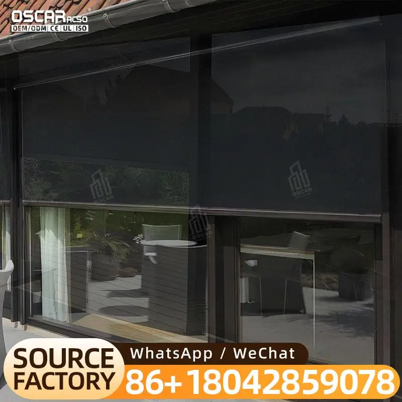 Track and Motorized External Windproof Waterproof Outdoor Roller Blinds for Patio Balcony Garden Rolling Blind
Track and Motorized External Windproof Waterproof Outdoor Roller Blinds for Patio Balcony Garden Rolling Blind