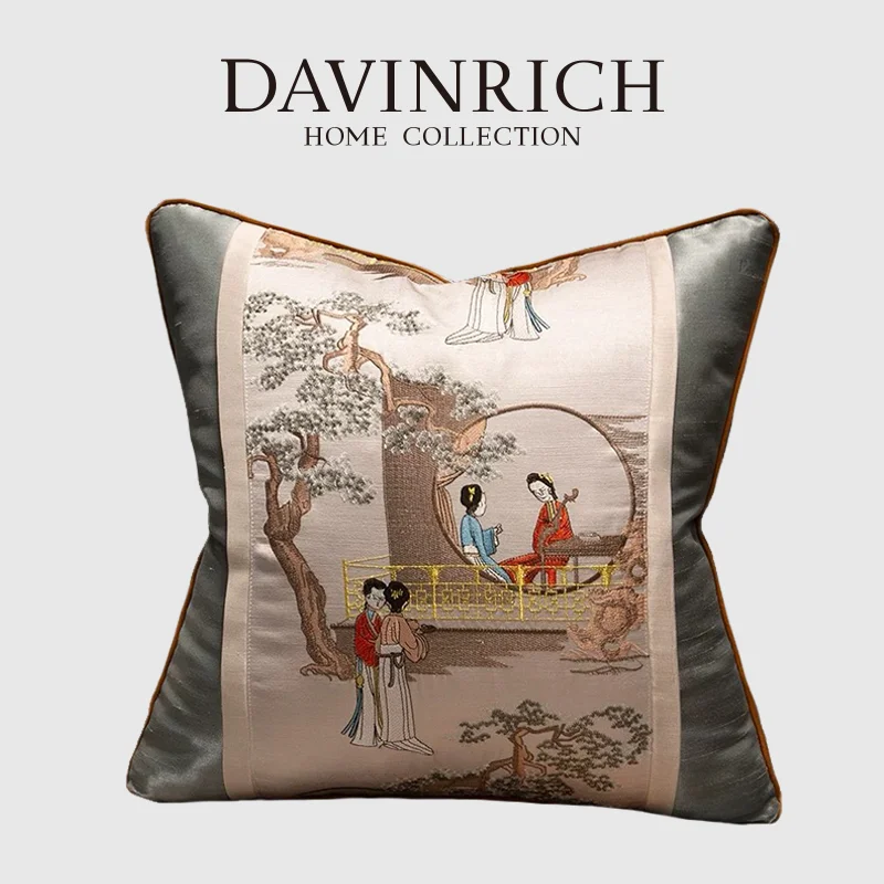 DAVINRICH Art Decorative Pillow Cover Chinese Style Beauty Girl Asian Lady Royal Court Luxury Cushion Cases For Living Room Sofa
DAVINRICH Art Decorative Pillow Cover Chinese Style Beauty Girl Asian Lady Royal Court Luxury Cushion Cases For Living Room Sofa
