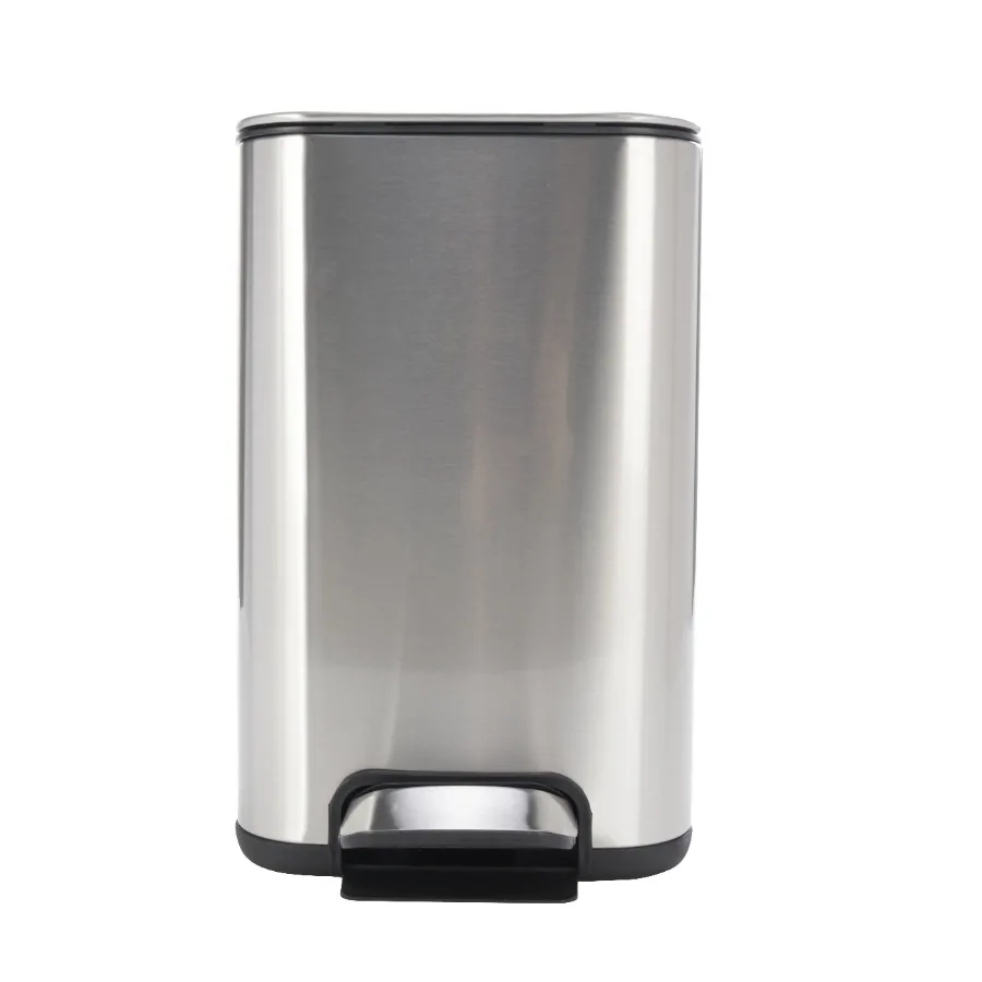 3.4-gal Stainless Steel Foot Pedal Kitchen Trash Can for Modern Home Use, Silver, Leak-Proof Odor-Control Design
3.4-gal Stainless Steel Foot Pedal Kitchen Trash Can for Modern Home Use, Silver, Leak-Proof Odor-Control Design
