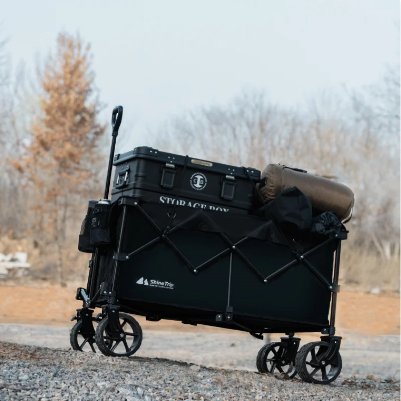 Outdoor Camping Trolley ShineTrip Foldable 200L Large-capacity Steel Pipe Bracket Picnic Camp Car Push-pull Integrated Trolley
Outdoor Camping Trolley ShineTrip Foldable 200L Large-capacity Steel Pipe Bracket Picnic Camp Car Push-pull Integrated Trolley