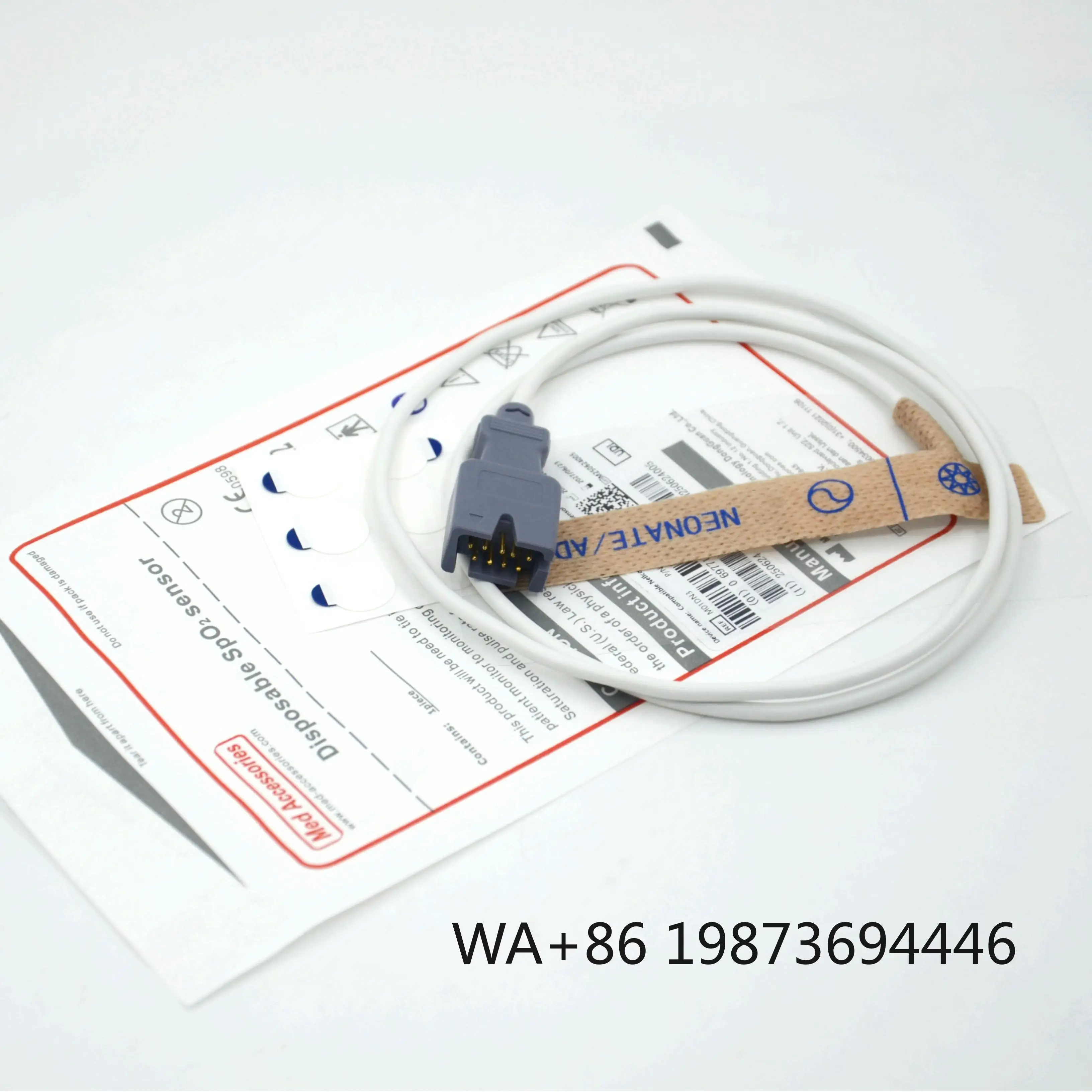 Disposable SpO2 Sensor Probe, Adhesive Compatible M- PC PVC Latex Ozone
Disposable SpO2 Sensor Probe, Adhesive Compatible M- PC PVC Latex Ozone