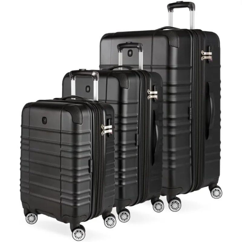 Sonic Pro Hardside Expandable Luggage with Spinner Wheels and TSA Lock, Black, 3-Piece Set (20/24/28)
Sonic Pro Hardside Expandable Luggage with Spinner Wheels and TSA Lock, Black, 3-Piece Set (20/24/28)