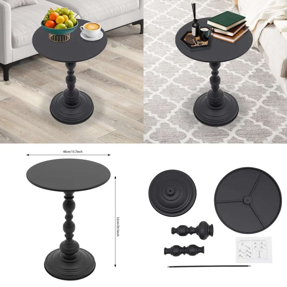 Café TablesRetro Round Side Table Carbon Steel End Table for Living Room Bar or Sofa Space Modern Industrial Design Home Decor
Café TablesRetro Round Side Table Carbon Steel End Table for Living Room Bar or Sofa Space Modern Industrial Design Home Decor