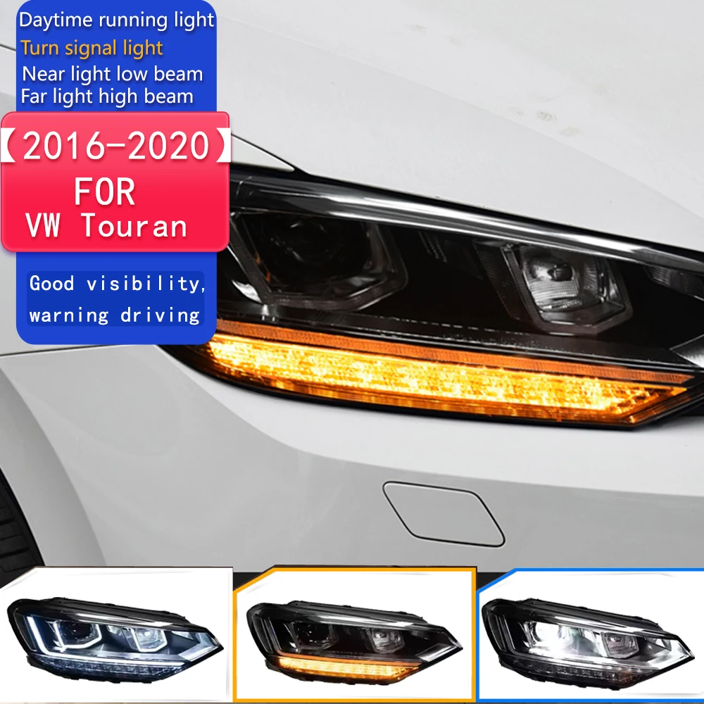 Car Lights Headlamp For VW Touran 2016-2020 Touran L Head Lamp Drl Projector Lens Automotive Accessories 
Car Lights Headlamp For VW Touran 2016-2020 Touran L Head Lamp Drl Projector Lens Automotive Accessories