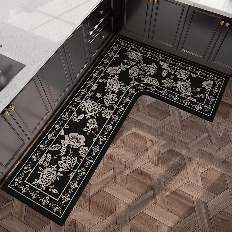 Floral Kitchen Floor Mat PVC Waterproof Oil-proof Foot Mats Leather Non Slip Wear-resistant Rug Entrance Balcony Carpet Ковер
Floral Kitchen Floor Mat PVC Waterproof Oil-proof Foot Mats Leather Non Slip Wear-resistant Rug Entrance Balcony Carpet Ковер