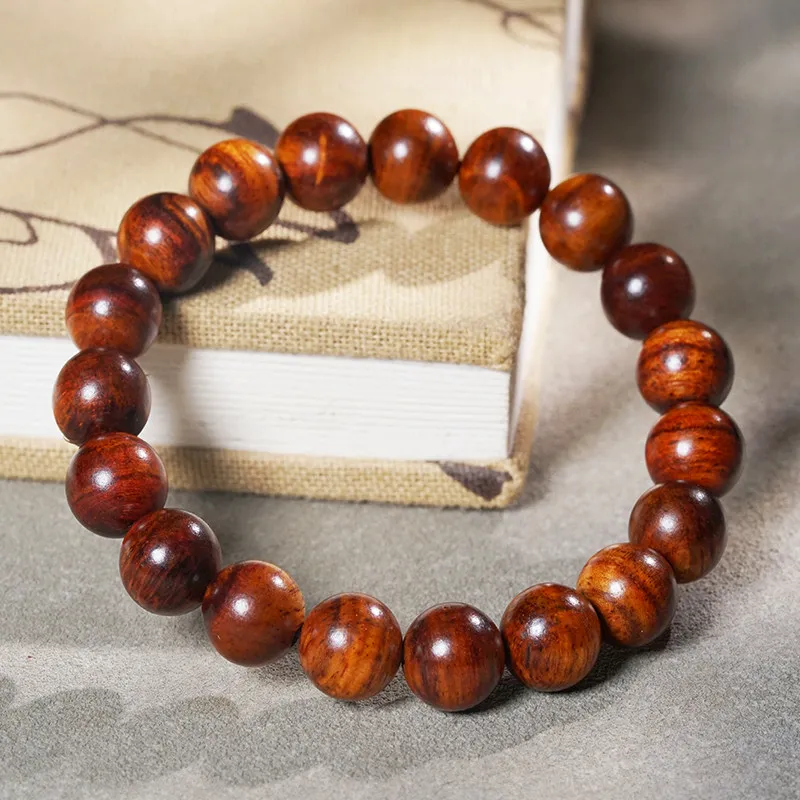 Hainan Huanghuali 10mm Single Wrap Tiger Grain Oil Pear Old Material Mala Bracelet For Men Women Collectible Wenwan Beads
Hainan Huanghuali 10mm Single Wrap Tiger Grain Oil Pear Old Material Mala Bracelet For Men Women Collectible Wenwan Beads