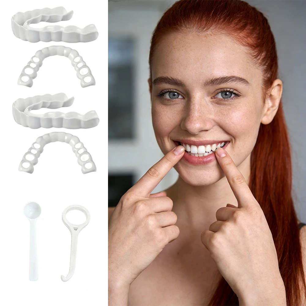 Flexible Bendable Teeth Veneers Reusable Instant Smile Whitening Elastic Material Fits All Tooth Shapes H2931
Flexible Bendable Teeth Veneers Reusable Instant Smile Whitening Elastic Material Fits All Tooth Shapes H2931