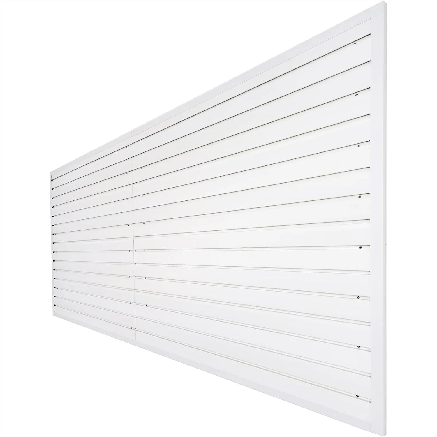Slatwall Panels 4'x8' Garage Slat Wall Storage Systems, PVC Wall Organizer for Tools, Durable & Waterproof Garage Organization
Slatwall Panels 4'x8' Garage Slat Wall Storage Systems, PVC Wall Organizer for Tools, Durable & Waterproof Garage Organization