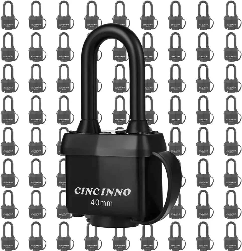 Heavy Duty Weatherproof Laminated Padlock with Key,2.2 Inch Long Shackle Pad Lock with Same Key for Door, Gate, Shed
Heavy Duty Weatherproof Laminated Padlock with Key,2.2 Inch Long Shackle Pad Lock with Same Key for Door, Gate, Shed