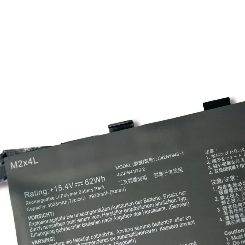 C42N1846 Battery Replacement for Asus ZenBook Pro UX581 UX581G UX581GV UX581LV UX581GV-XB94T UX581GV-H2003T UX581LV-BP1911U
C42N1846 Battery Replacement for Asus ZenBook Pro UX581 UX581G UX581GV UX581LV UX581GV-XB94T UX581GV-H2003T UX581LV-BP1911U