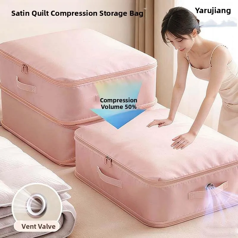 Large Capacity Quilt Storage Bag Compression Bag for down Jacket Clothes Moving Packing Bag Dustproof Storage Bag for Blanket
Large Capacity Quilt Storage Bag Compression Bag for down Jacket Clothes Moving Packing Bag Dustproof Storage Bag for Blanket