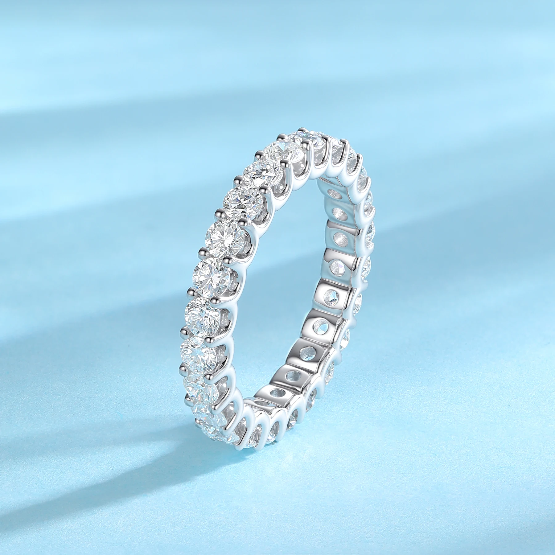 Lab Grown Diamond Eternity Band 2.75cttw D Color VVS Clarity 3mm S925 Sterling Silver Anniversary Wedding Rings
Lab Grown Diamond Eternity Band 2.75cttw D Color VVS Clarity 3mm S925 Sterling Silver Anniversary Wedding Rings