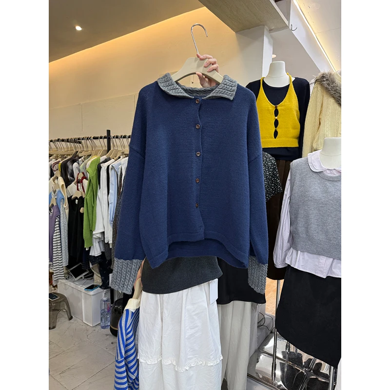 Cardigans Open Front Sweaters Womens Winter Longline Stand-Up Illusion-Two-Pieces Fur-Trim Solid Embroidery Punk Trendy Baggy OL
Cardigans Open Front Sweaters Womens Winter Longline Stand-Up Illusion-Two-Pieces Fur-Trim Solid Embroidery Punk Trendy Baggy OL