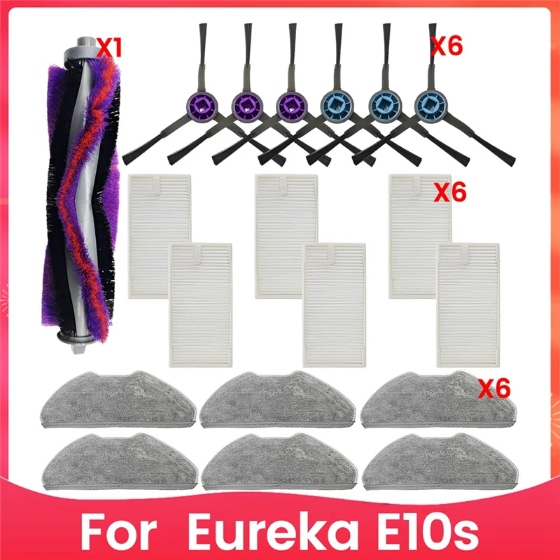 Replacement Parts Accessories Kit For Eureka E10s Robot Vacuum Cleaner Main Side Brush Hepa Filters Mop Pad-New
Replacement Parts Accessories Kit For Eureka E10s Robot Vacuum Cleaner Main Side Brush Hepa Filters Mop Pad-New