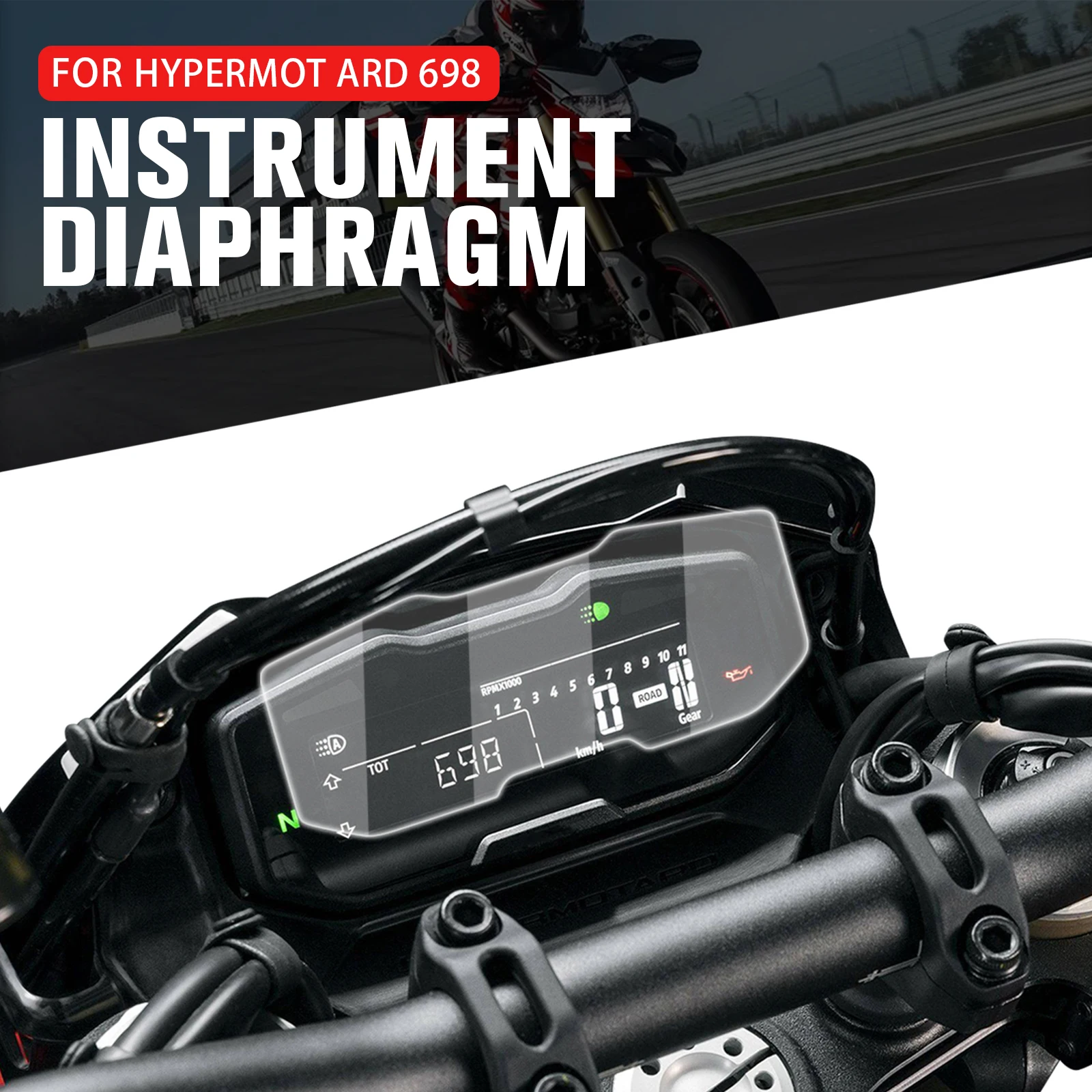 Motorcycle Instrument Cluster Scratch Film Protection For DUCATI HYPERMOTARD 698 hypermotard 698 2024 Speedometer Screen Guard
Motorcycle Instrument Cluster Scratch Film Protection For DUCATI HYPERMOTARD 698 hypermotard 698 2024 Speedometer Screen Guard