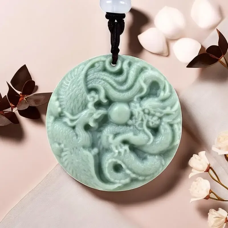 Jade Dragon Phoenix Pendant Chinese Designer Necklaces Green Stone Jewelry Accessories Necklace Fashion Pendants Natural
Jade Dragon Phoenix Pendant Chinese Designer Necklaces Green Stone Jewelry Accessories Necklace Fashion Pendants Natural