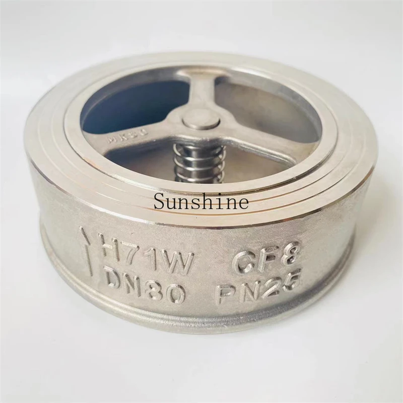 304 stainless steel H71W-16P 25P clip-on check valve 4 minutes 6 minutes 1 inch DN25
304 stainless steel H71W-16P 25P clip-on check valve 4 minutes 6 minutes 1 inch DN25