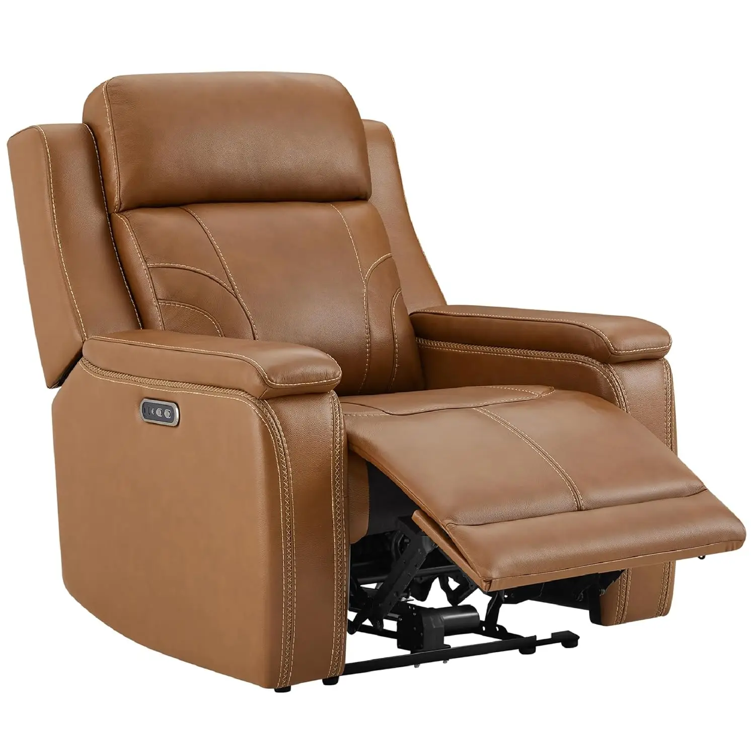 Oversized Lay Flat Recliner Chair Leather Electric Power Headrest USB Living Room Big Tall Saddle Brown, Customized
Oversized Lay Flat Recliner Chair Leather Electric Power Headrest USB Living Room Big Tall Saddle Brown, Customized