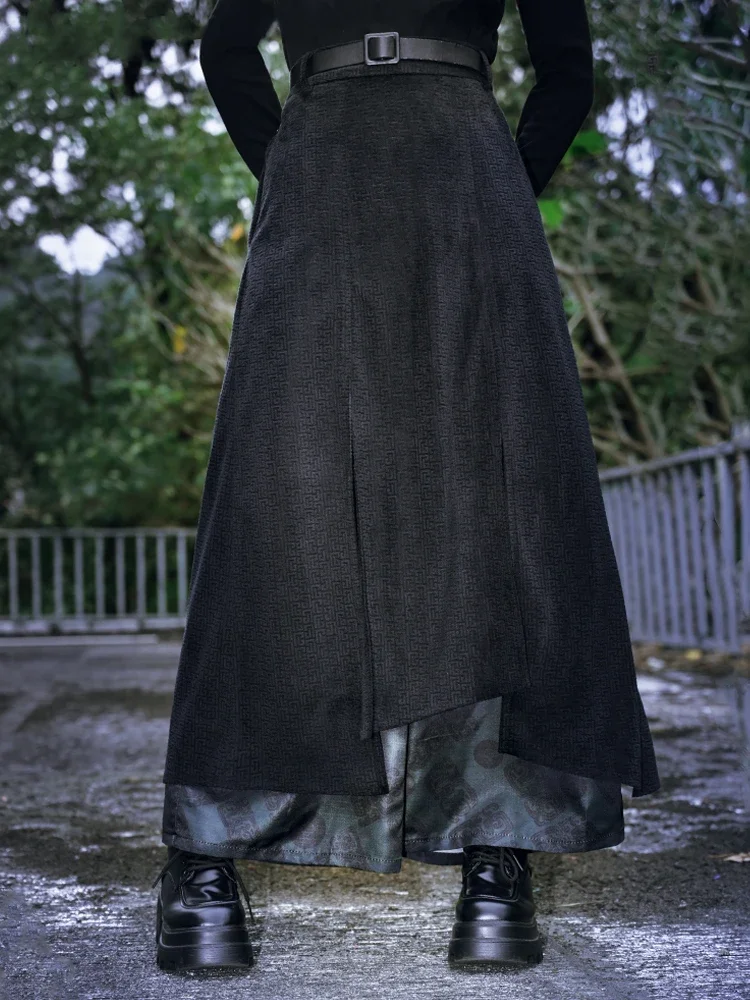 New Chinese Style National Style Han Elements Double-layer Thickening Wide Leg Skirts And Pants Autumn And Winter Pants Chinois
New Chinese Style National Style Han Elements Double-layer Thickening Wide Leg Skirts And Pants Autumn And Winter Pants Chinois