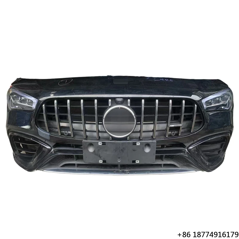 High Quality Bumper for W118 CLA45 CLA35 Black Front Bumper Radiator Grille Assembly 2020-2024
High Quality Bumper for W118 CLA45 CLA35 Black Front Bumper Radiator Grille Assembly 2020-2024
