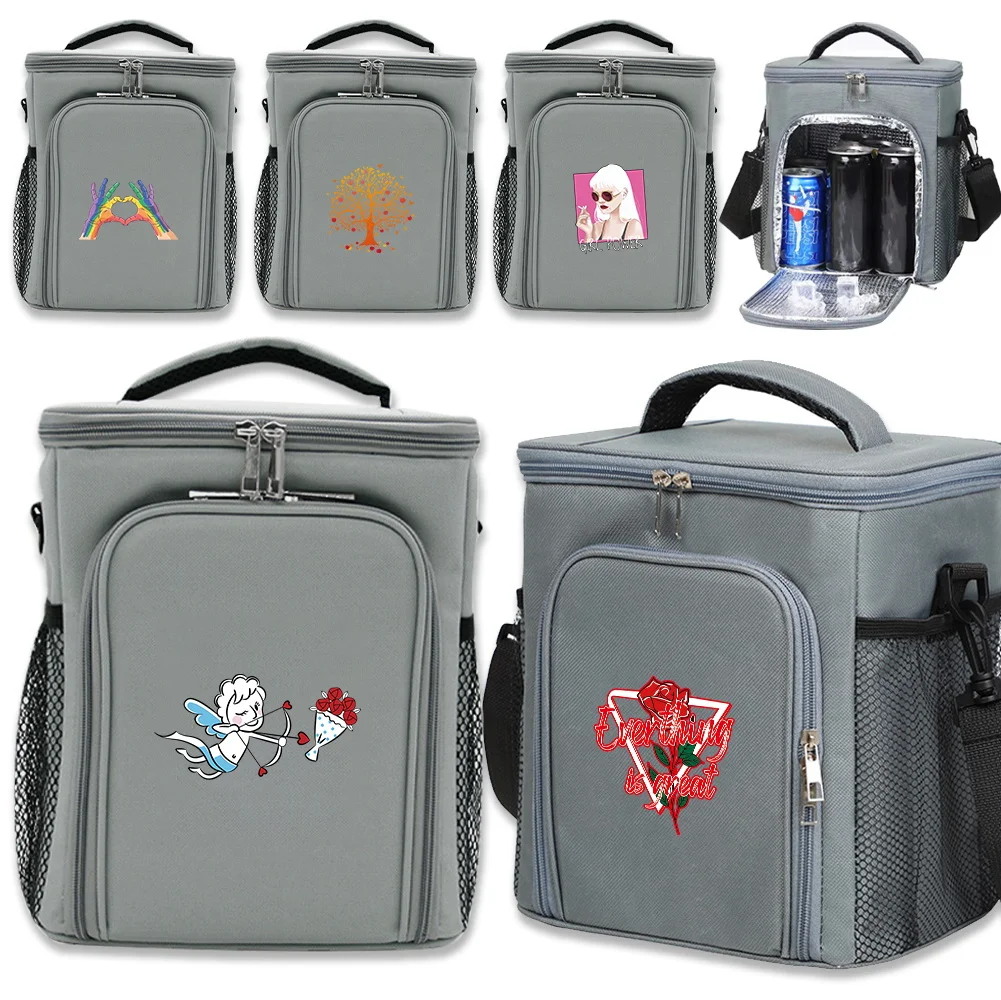 Ice Pack Front Opening Double-layer Color Printing Series Portable Family Outdoor Activities Durable Simplicity Insulated Bags
Ice Pack Front Opening Double-layer Color Printing Series Portable Family Outdoor Activities Durable Simplicity Insulated Bags