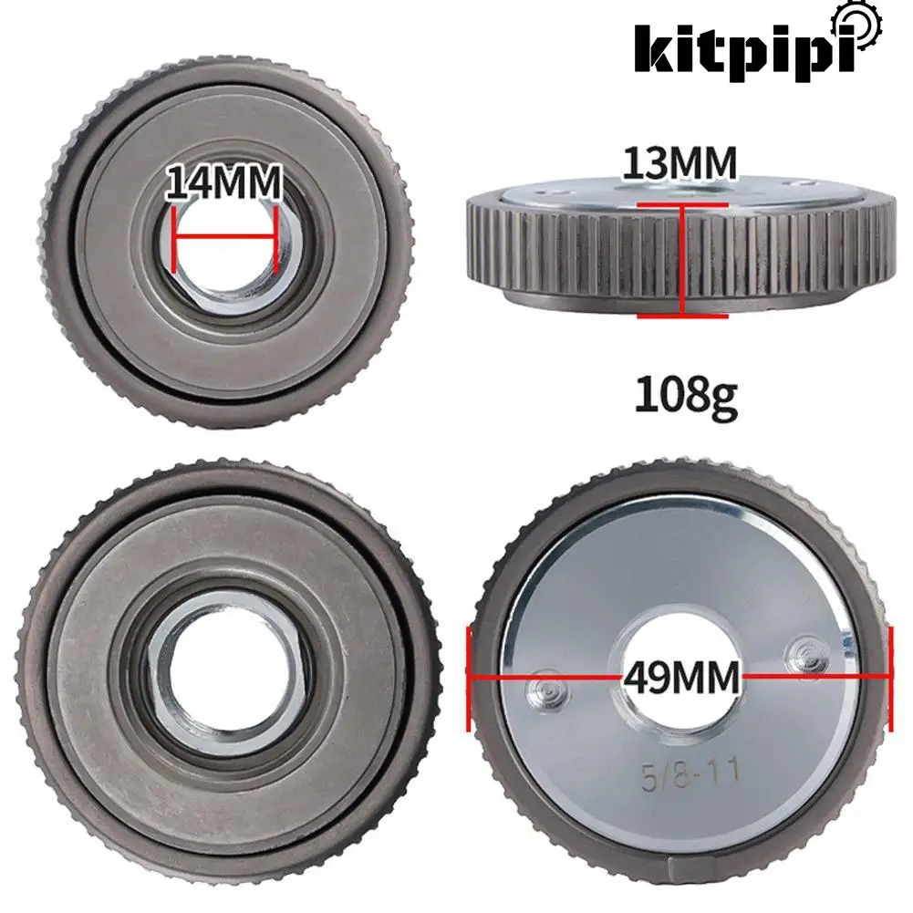 Thread Angle Grinder Self-locking Pressing Plate Angle Grinder For M10.M14.5/8-11 Power Tool Polishing Machine Accessories
Thread Angle Grinder Self-locking Pressing Plate Angle Grinder For M10.M14.5/8-11 Power Tool Polishing Machine Accessories