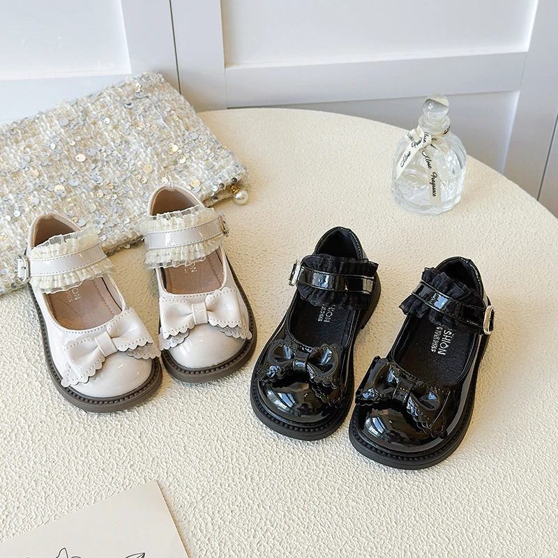Girls Small Leather Shoes Spring Autumn Beige Bow Lace Girls Performance Shoes 3-18 Years Old Fashion Children Mary Jane Shoes
Girls Small Leather Shoes Spring Autumn Beige Bow Lace Girls Performance Shoes 3-18 Years Old Fashion Children Mary Jane Shoes