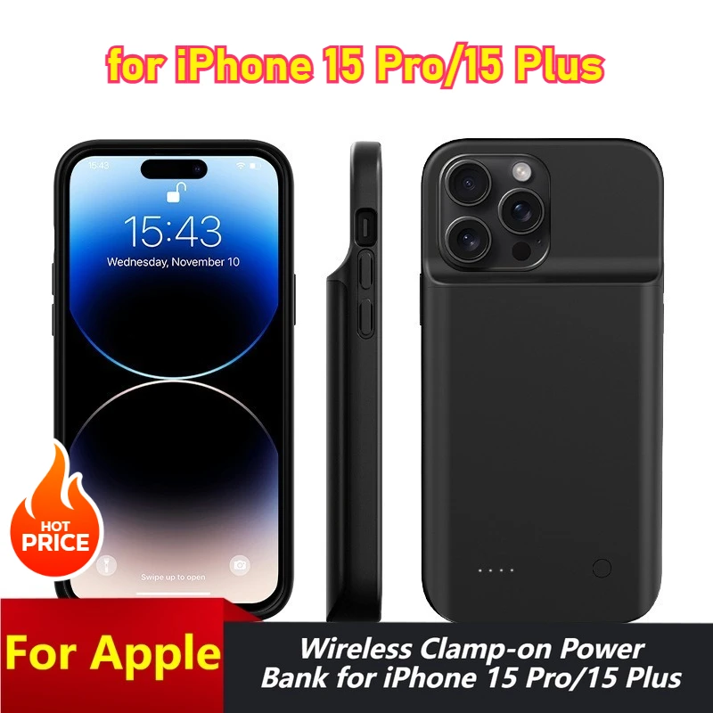 6800mAh for Apple 15 Pro/15 Plus Back - Clip Wireless Power Bank Large - Capacity Portable Battery Case Mobile Power
6800mAh for Apple 15 Pro/15 Plus Back - Clip Wireless Power Bank Large - Capacity Portable Battery Case Mobile Power