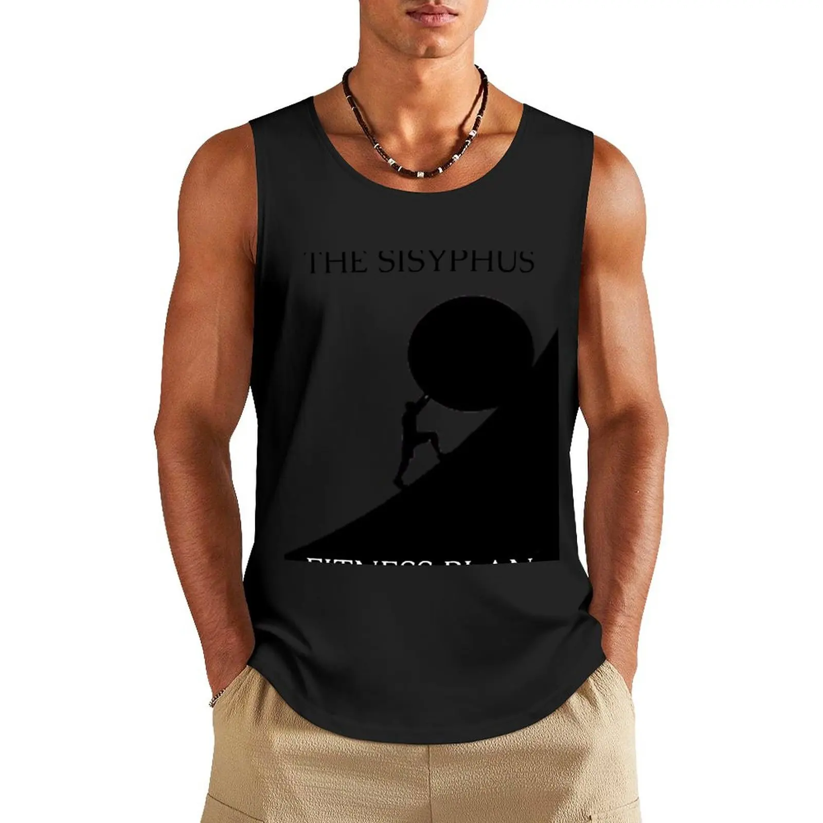 The Sisyphus Fitness Plan Tank Top Men's sleeveless t-shirt sports clothes for men Men's vest
The Sisyphus Fitness Plan Tank Top Men's sleeveless t-shirt sports clothes for men Men's vest