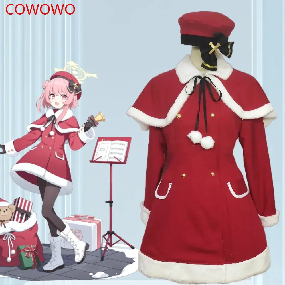 COWOWO Blue Archive Sumi Serina Christmas Nurse Red Dress Cosplay Costume New Year Halloween Party Role Play Outfit Any Size
COWOWO Blue Archive Sumi Serina Christmas Nurse Red Dress Cosplay Costume New Year Halloween Party Role Play Outfit Any Size