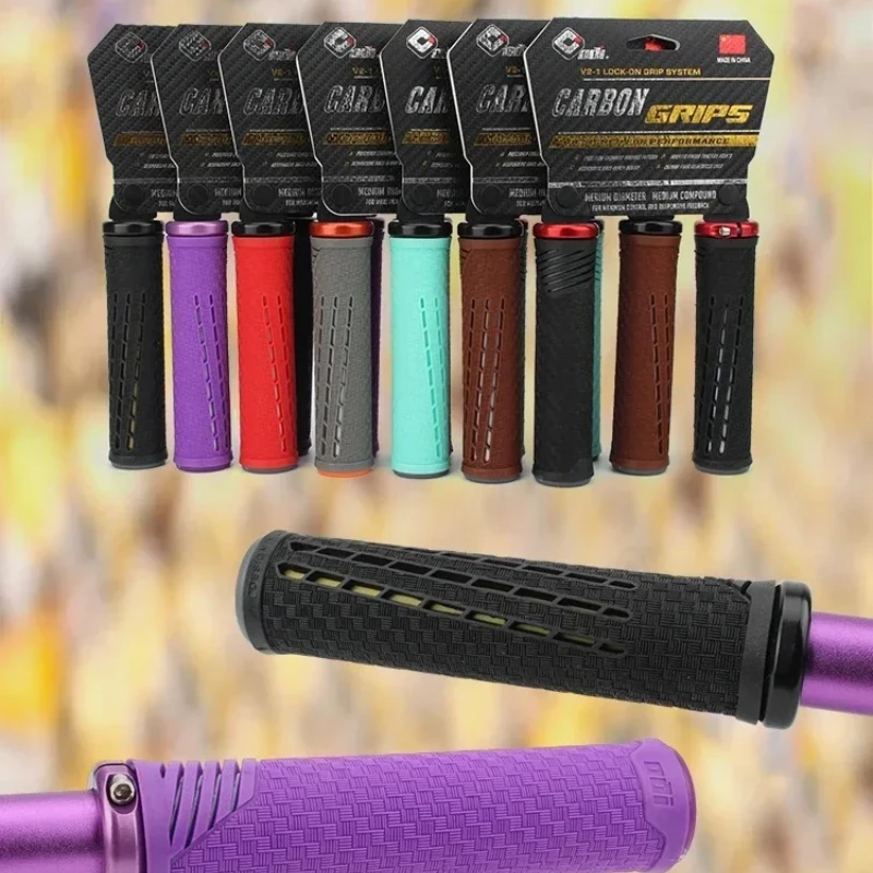 ODI CF - 2 Bicycle Grips: Carbon Fiber Reinforced, Anti - Slip Lock - on Handlebar Covers for Comfort, MTB Accessories
ODI CF - 2 Bicycle Grips: Carbon Fiber Reinforced, Anti - Slip Lock - on Handlebar Covers for Comfort, MTB Accessories