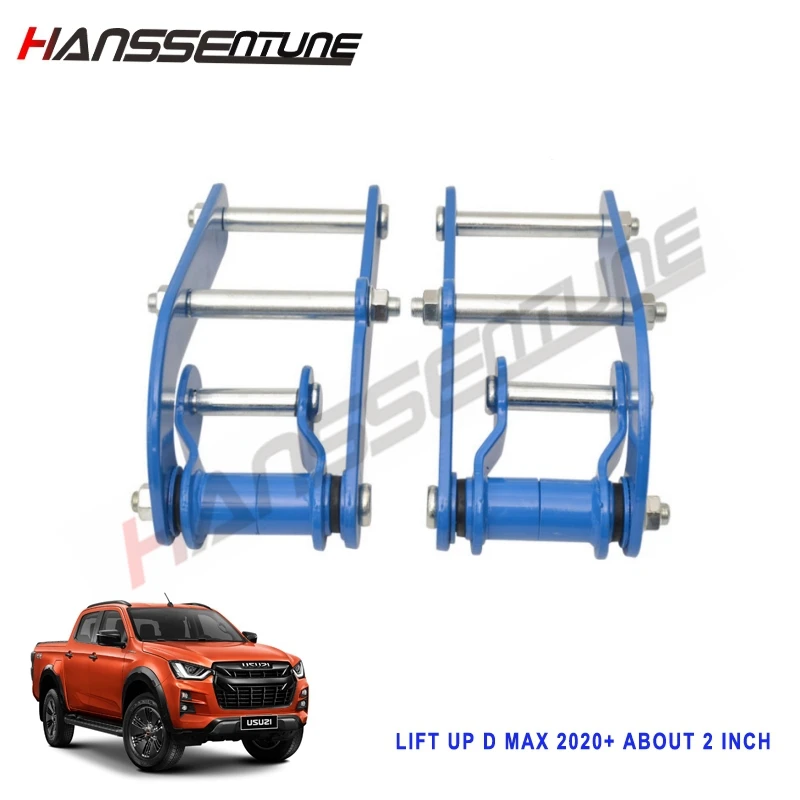 HANSSENTUNE 4x4 Suspension Leaf Spring Rear Double G-Shackle Extend 2" For ISUZU D MAX 2020+
HANSSENTUNE 4x4 Suspension Leaf Spring Rear Double G-Shackle Extend 2" For ISUZU D MAX 2020+