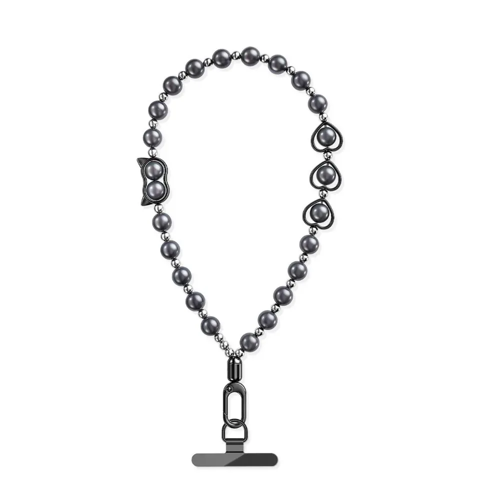 Sweet Plastic Phone Chain Metal Cat Head Wrist Strap Lanyard Beaded Anti-Lost Chain Women
Sweet Plastic Phone Chain Metal Cat Head Wrist Strap Lanyard Beaded Anti-Lost Chain Women
