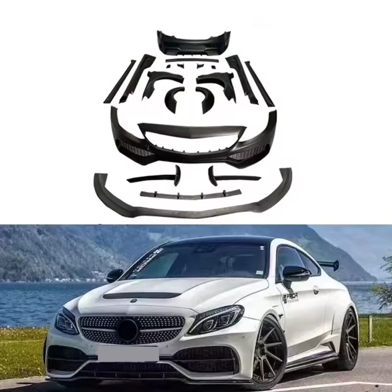 Body Kit Accessories Carbon Fiber Fibre Front Rear Bumper Fits for Mercedes-Benz C Class W205 C63 2 Door Ture Factory Fitment
Body Kit Accessories Carbon Fiber Fibre Front Rear Bumper Fits for Mercedes-Benz C Class W205 C63 2 Door Ture Factory Fitment