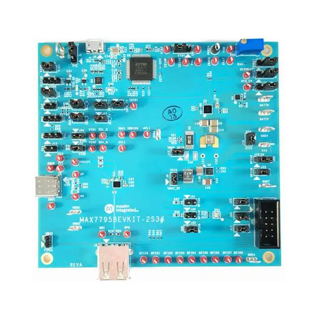New MAX77958EVKIT-2S3# EVAL BOARD FOR MAX77958
New MAX77958EVKIT-2S3# EVAL BOARD FOR MAX77958