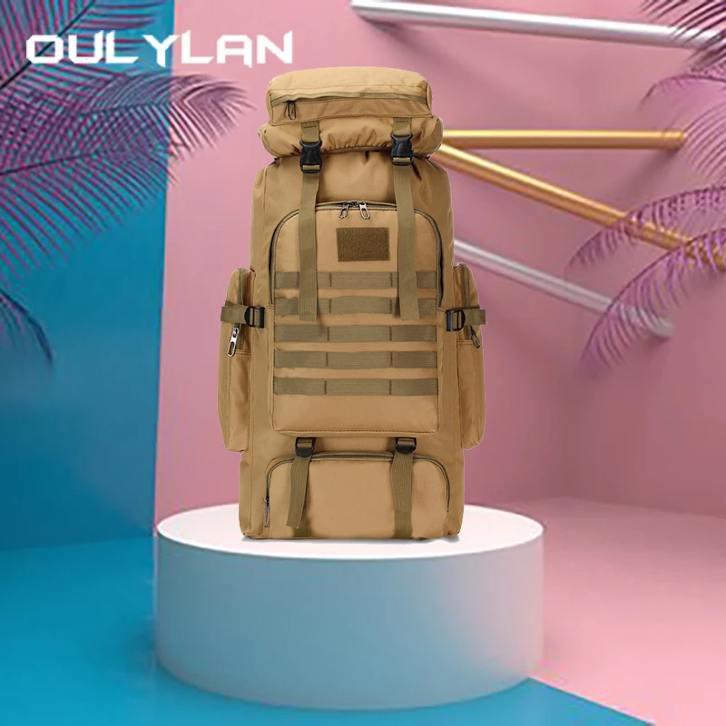 Oulylan 80L большая вместительная альпинистская сумка мужские тактические камуфляжные рюкзаки на открытом воздухе пеший туризм кемпинг дорожные рюкзаки
Oulylan 80L большая вместительная альпинистская сумка мужские тактические камуфляжные рюкзаки на открытом воздухе пеший туризм кемпинг дорожные рюкзаки