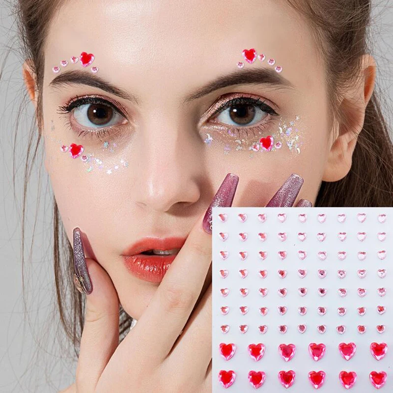 Facial Diamond Stickers Eye Eyebrow Forehead Makeup Decals Back Adhesive Creative Face Decorations Party Beauty Face Art Tools
Facial Diamond Stickers Eye Eyebrow Forehead Makeup Decals Back Adhesive Creative Face Decorations Party Beauty Face Art Tools