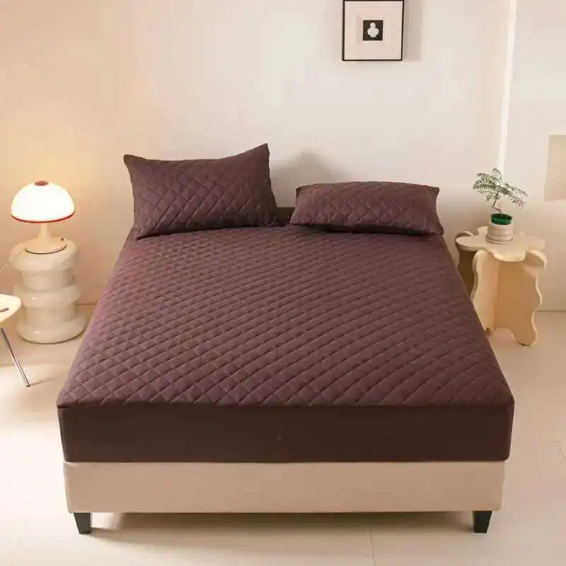 100% Waterproof Fitted Sheet - Quilted Mattress Protector Single/Queen/King Size Hypoallergenic Solid Color Bed Cover
100% Waterproof Fitted Sheet - Quilted Mattress Protector Single/Queen/King Size Hypoallergenic Solid Color Bed Cover