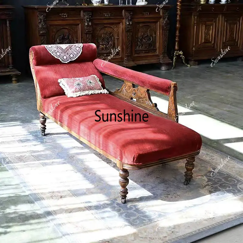 American retro solid wood carving flower concubine chair
American retro solid wood carving flower concubine chair
