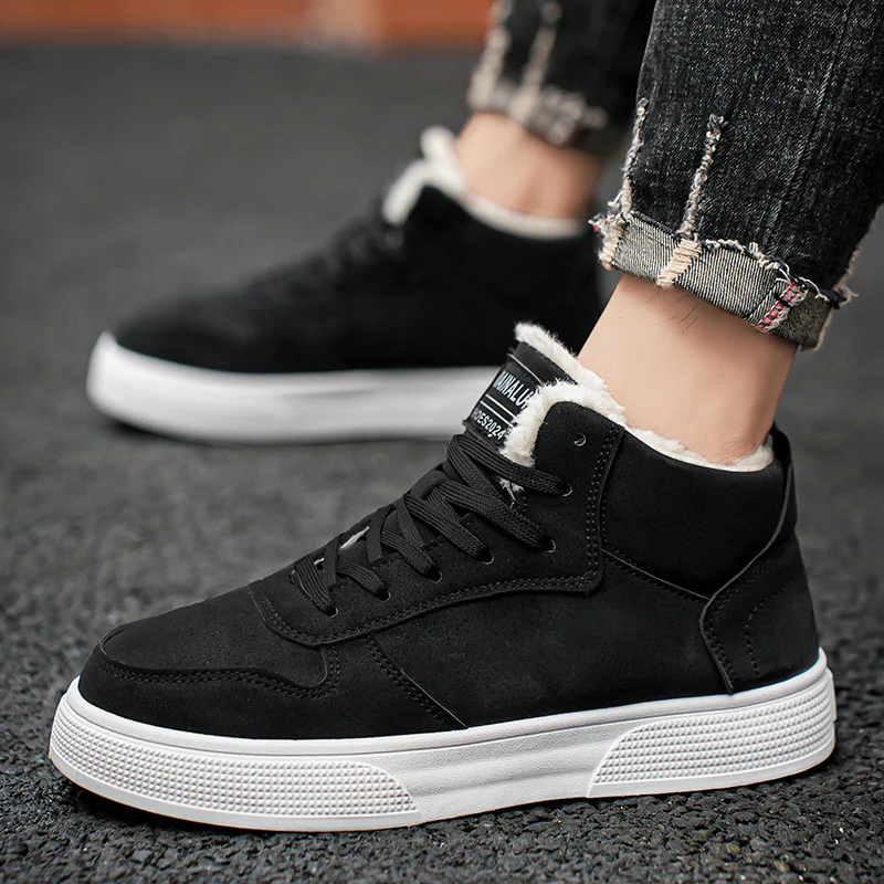 Men's Fashion Trend Casual Warm Thick Soled Plush Shoes 2026 Winter Comfortable Versatile High Top Non Slip Chunky Cotton Shoes
Men's Fashion Trend Casual Warm Thick Soled Plush Shoes 2026 Winter Comfortable Versatile High Top Non Slip Chunky Cotton Shoes