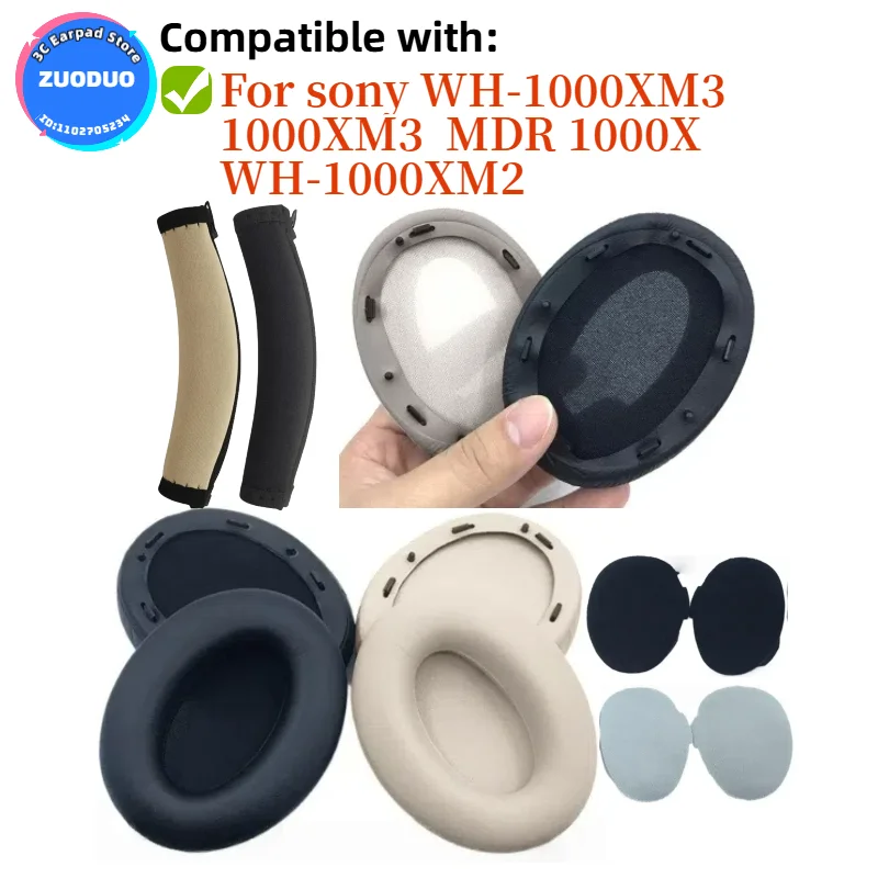 Replacement Ear Pad for sony WH-1000XM3 1000XM3 MDR 1000X WH-1000XM2 Headphone Earmuffs Ear Cushion Cover Earpads Headband
Replacement Ear Pad for sony WH-1000XM3 1000XM3 MDR 1000X WH-1000XM2 Headphone Earmuffs Ear Cushion Cover Earpads Headband