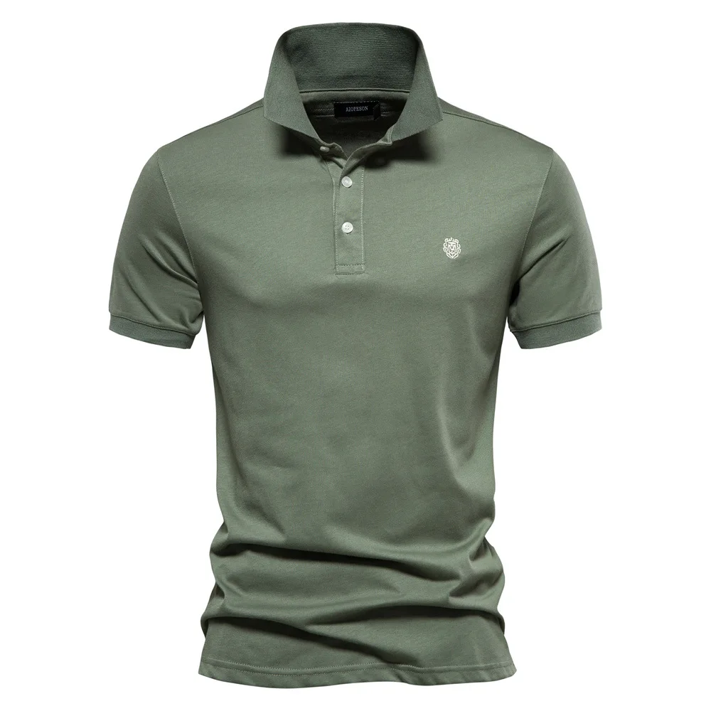 Brand 100% Cotton Men's Polo Shirts Casual Solid Color Short Sleeve Polo Shirts for Men New Summer Desinger Clothing Men
Brand 100% Cotton Men's Polo Shirts Casual Solid Color Short Sleeve Polo Shirts for Men New Summer Desinger Clothing Men