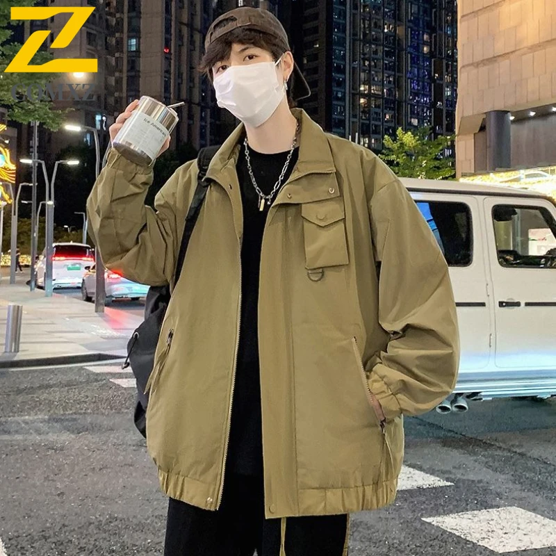 COMXZ 2025 Men Women Unisex Korean Style Casual Solid Color Loose Fit Jacket Spring Autumn Lightweight Waterproof Sunproof Coat
COMXZ 2025 Men Women Unisex Korean Style Casual Solid Color Loose Fit Jacket Spring Autumn Lightweight Waterproof Sunproof Coat
